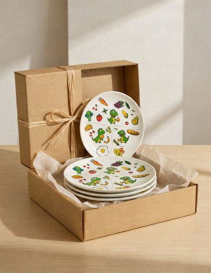 Set de 2 Platos NutriYo — Plato Familiar + Plato Dino